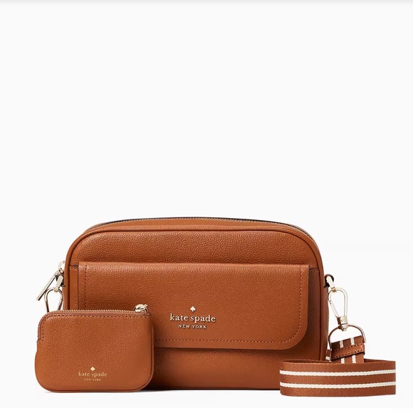 kate spade Handbags - Kate Spade Rosie Pebbled Leather Flap Camera Bag